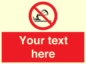 Custom No kite surfing