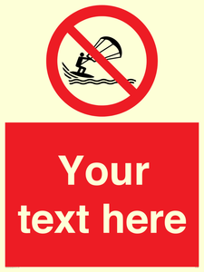 Custom No kite surfing