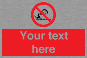 Custom No kite surfing