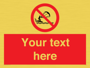 Custom No kite surfing