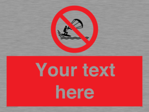 Custom No kite surfing