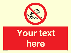 Custom No kite surfing