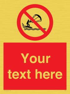 Custom No kite surfing