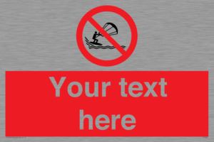 Custom No kite surfing