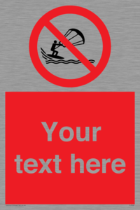 Custom No kite surfing