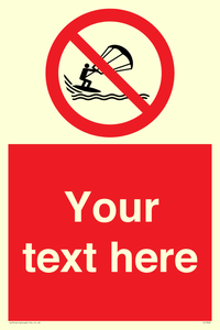 Custom No kite surfing