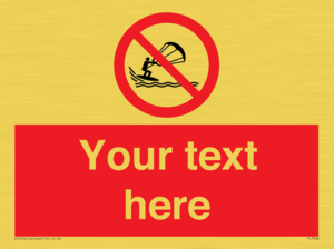 Custom No kite surfing