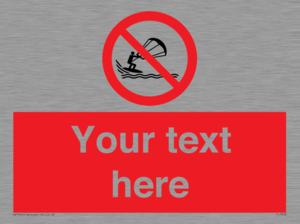 Custom No kite surfing