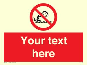 Custom No kite surfing