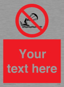 Custom No kite surfing