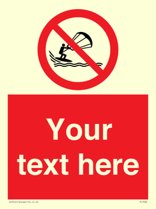 Custom No kite surfing