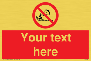 Custom No kite surfing