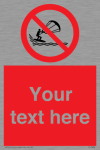 Custom No kite surfing