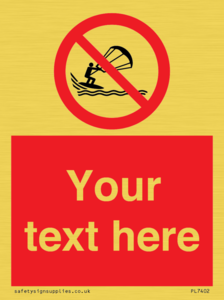 Custom No kite surfing