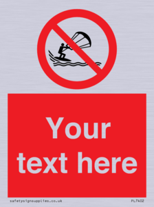 Custom No kite surfing