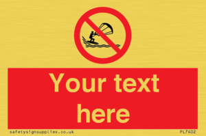 Custom No kite surfing