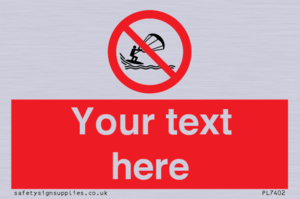 Custom No kite surfing