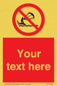 Custom No kite surfing