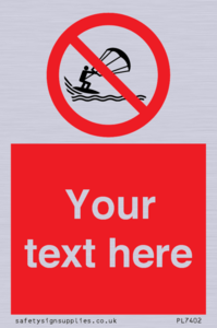 Custom No kite surfing