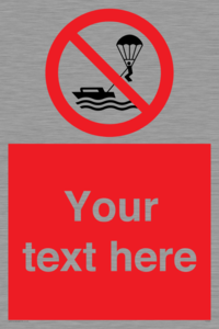 Custom No parasailing