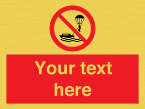 Custom No parasailing