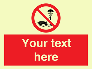 Custom No parasailing