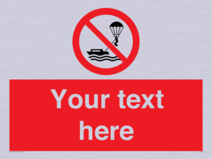 Custom No parasailing