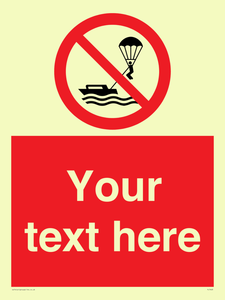 Custom No parasailing