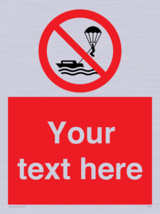 Custom No parasailing