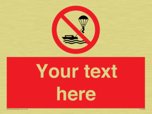 Custom No parasailing