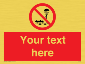 Custom No parasailing