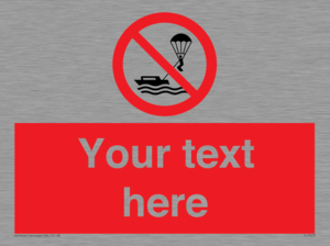 Custom No parasailing