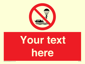 Custom No parasailing