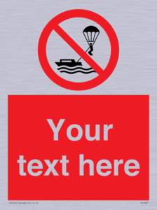 Custom No parasailing