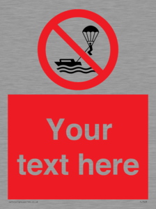 Custom No parasailing