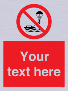 Custom No parasailing