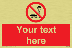 Custom No parasailing