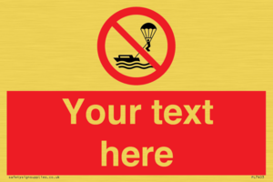 Custom No parasailing