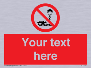 Custom No parasailing