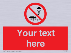 Custom No parasailing