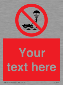 Custom No parasailing