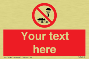 Custom No parasailing