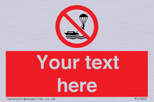 Custom No parasailing