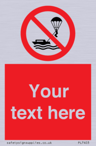 Custom No parasailing