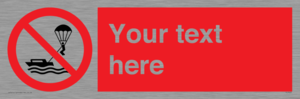 Custom No parasailing