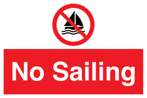 No Sailing 
