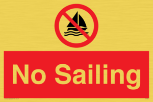 No Sailing 