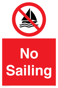 No Sailing 