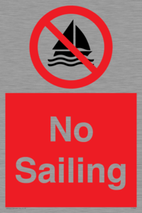 No Sailing 
