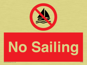 No Sailing 